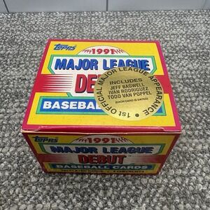 1991 Topps Major League Debut Complete 192 Card Set Orig Box